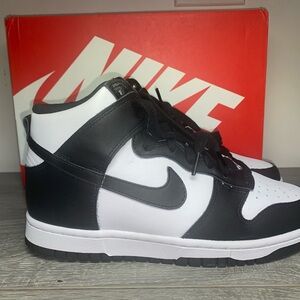 Nike Dunk Hi White/Black Pandas 8.5 Women’s NIB